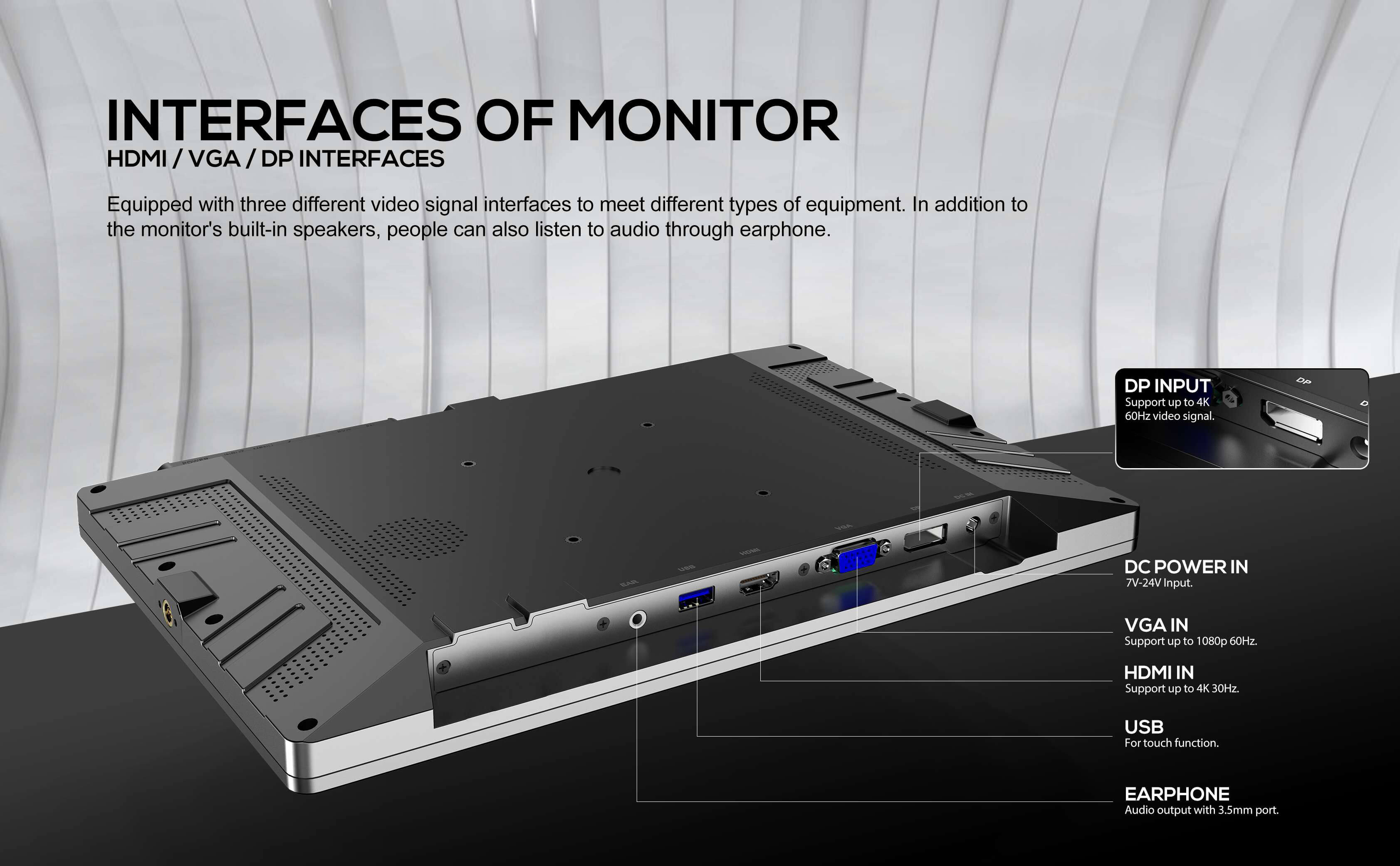 13.3 inch Industrial-Grade Touch Monitor4