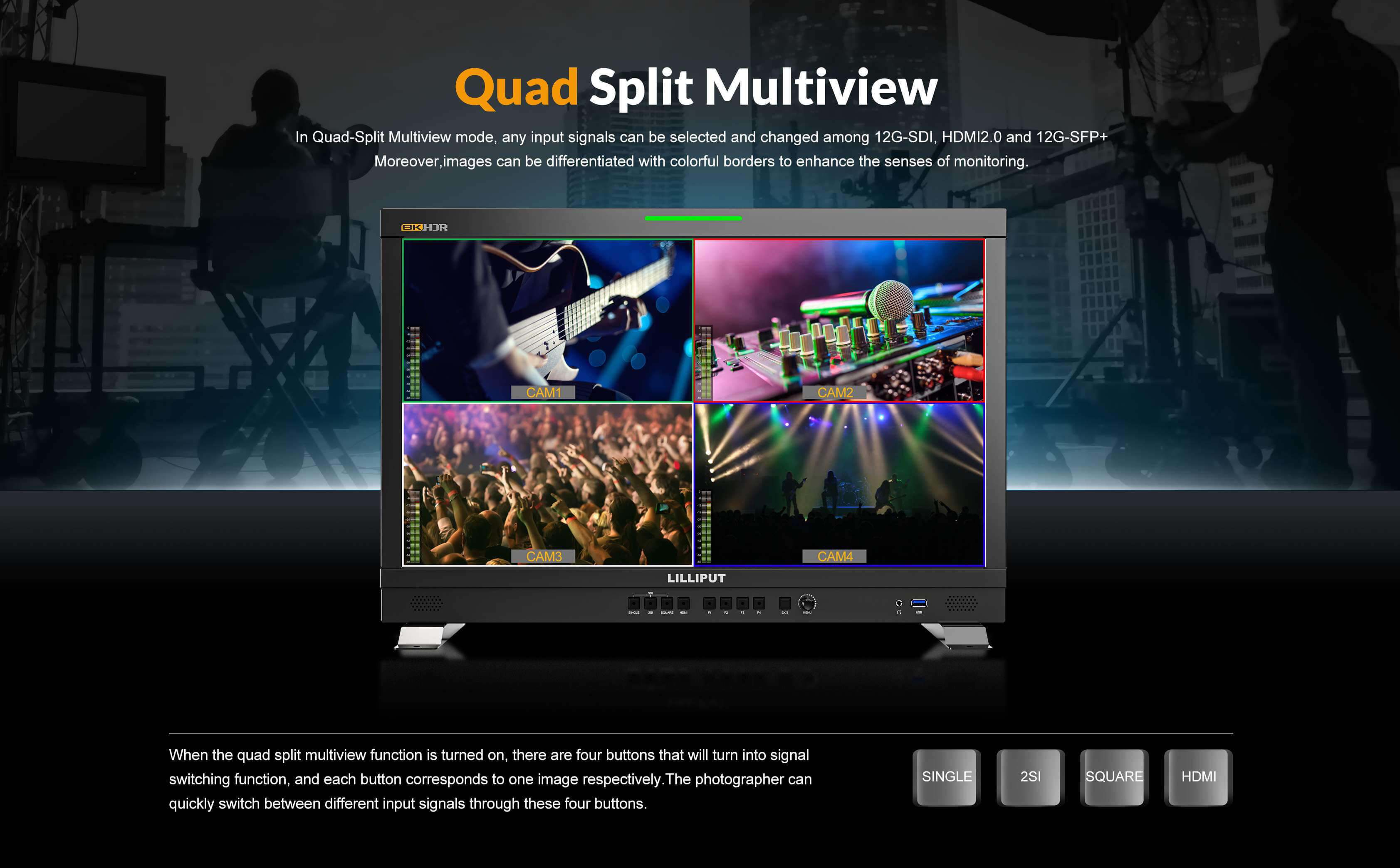 The Benefits of Quad Split Director Monitors