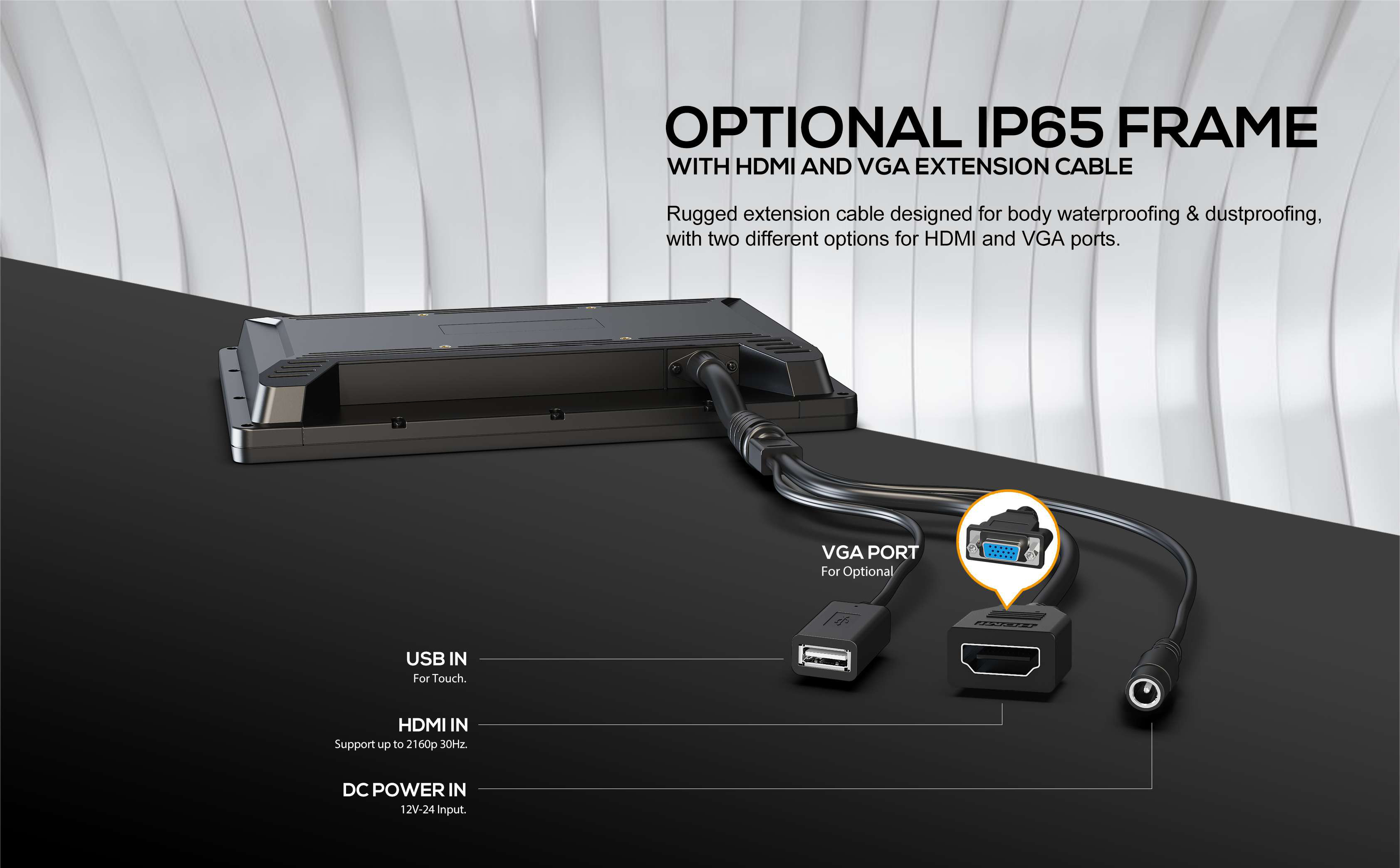 FA1019-10.1 inch High Brightness Industrial Touch 5