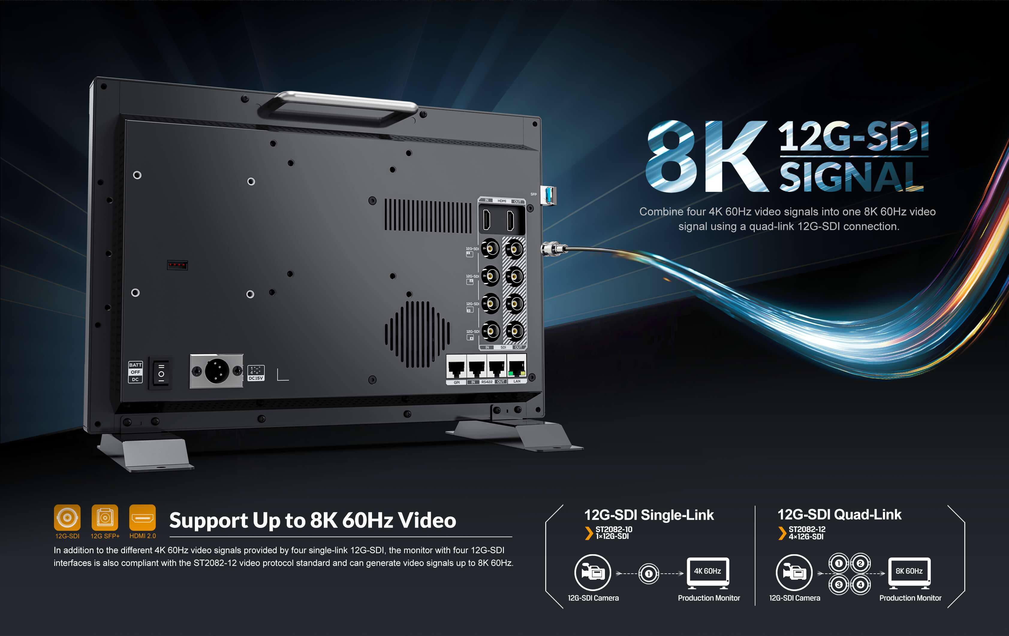 Q13-13.3 inch 8K 12G-SDI studio production  2